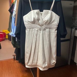 Champagne mini dress